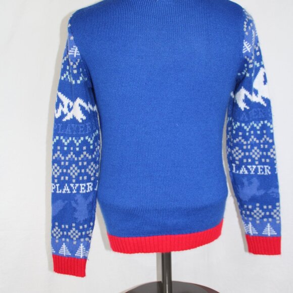 Ugly Christmas Youth Sweater Holiday Time Penguin Winter Theme Video Games 10/12 - Picture 7 of 9